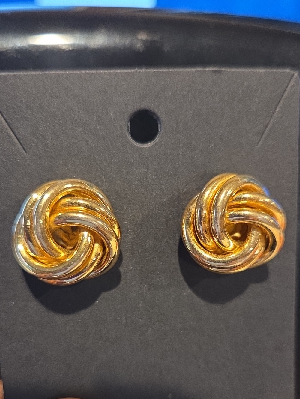 Gold-Tone Knot Stud Earrings - Women Jewelry